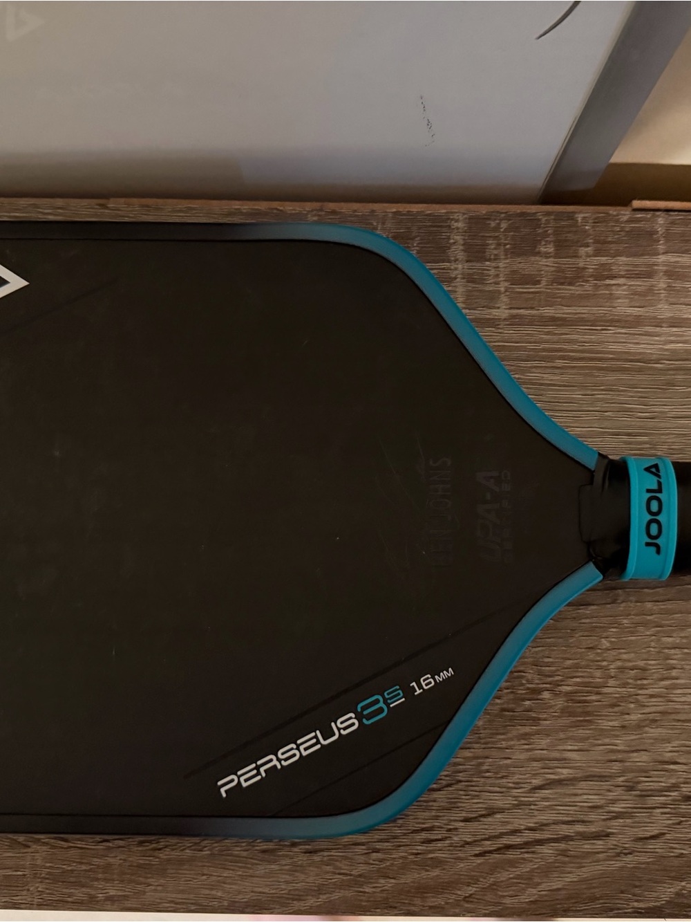 JOOLA Perseus 3S 16mm Black and Blue Pickleball Paddle